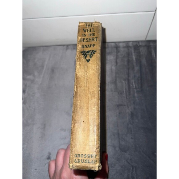 Antique The Well in the Desert by Adeline Knapp 1908 1st Editio Grosset & Dunlap - Picture 2 of 6